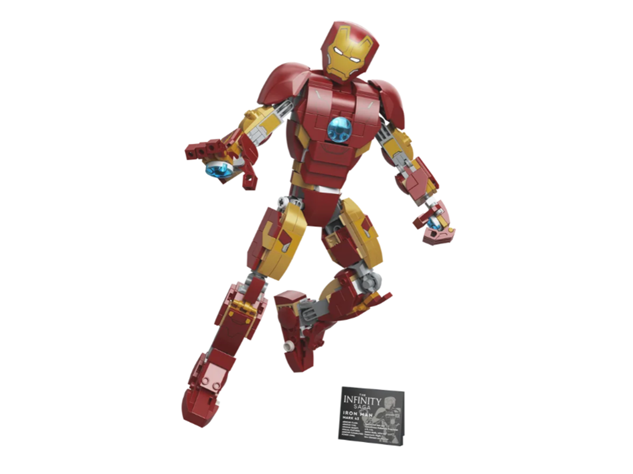 Iron man bust online lego